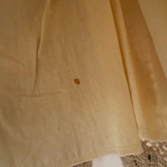 Soul Revival Crochet Size Large Pull On Tan Mini Skirt - Picture 6 of 7